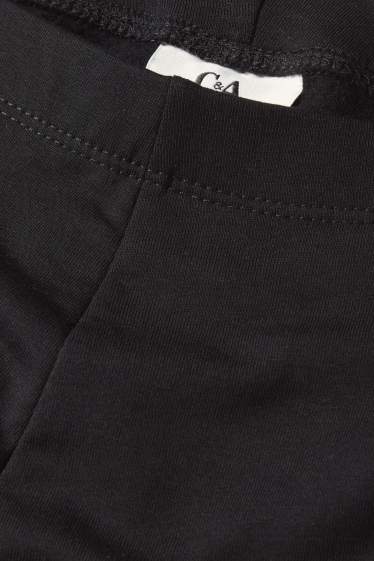 Enfants filles - Lot de 3 - leggings chauds - noir