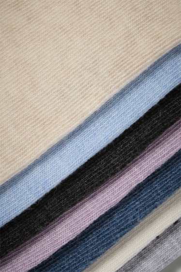 Kinder Mädchen - Multipack 7er - Herz - Socken mit Motiv - blau