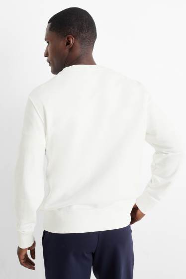 Bărbați - Bluză de molton - alb