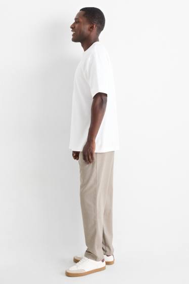 Men - Chinos - beige-melange