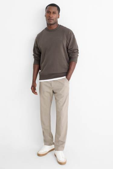 Men - Chinos - beige-melange