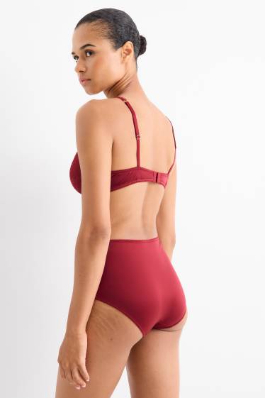 Women - Knickers - dark red