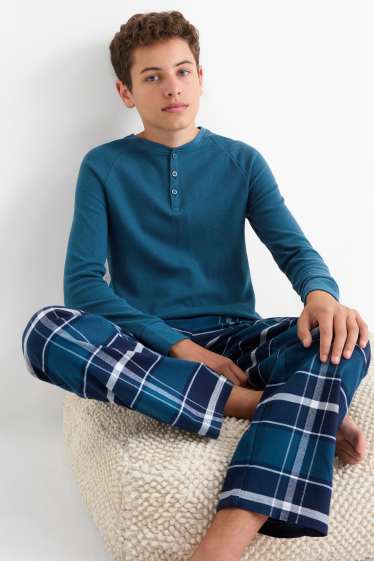 Nen - Paquet de 2 - part superior de pijama - texturat - verd