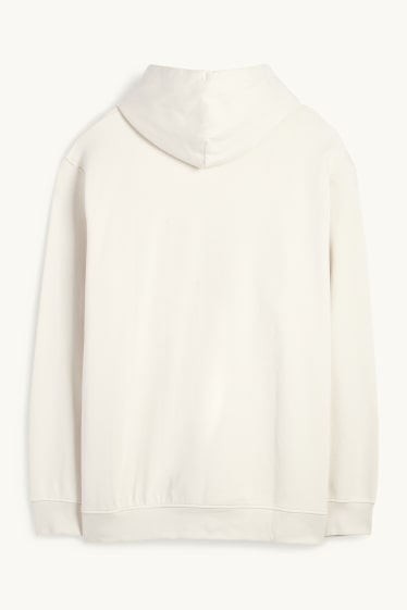 Herren - Hoodie - cremeweiß