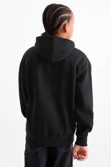 Enfants garçons - Skate - sweat à capuche - noir