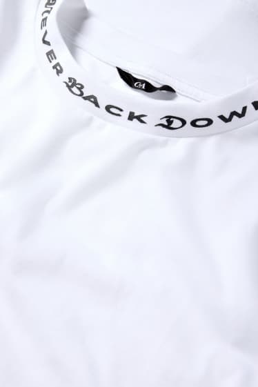 Pánské - Tričko - relaxed fit - bílá