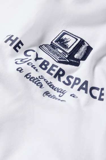 Hommes - T-shirt - Oversize - blanc