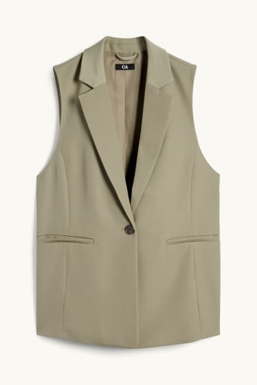 Femei - Vestă office - regular fit - kaki