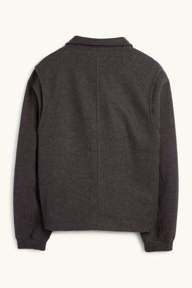 Heren - Jas - donkergrijs