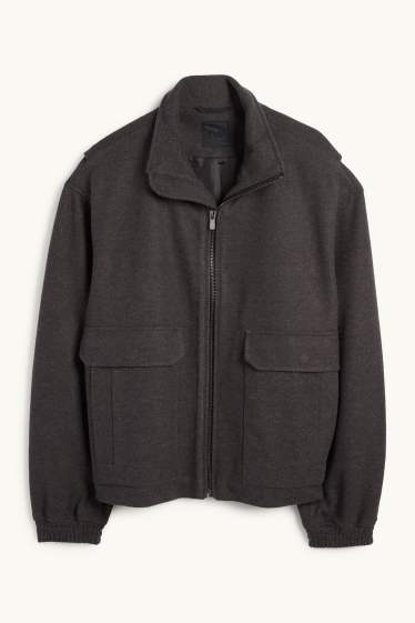 Heren - Jas - donkergrijs