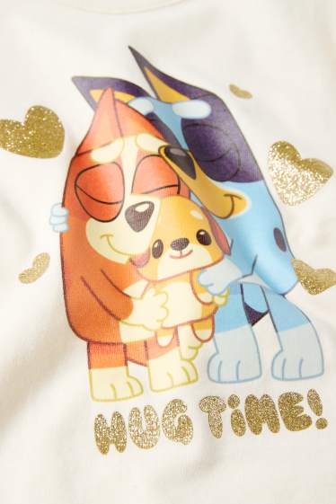 Nena - Bluey - samarreta de mànigues curtes - blanc trencat