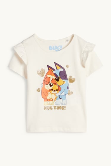 Nena - Bluey - samarreta de mànigues curtes - blanc trencat