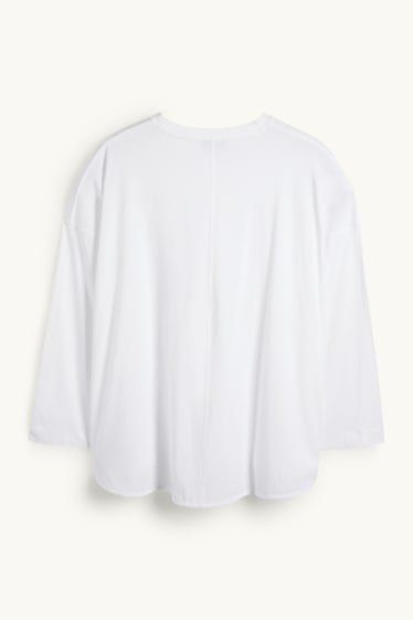 Women - Long sleeve top - white
