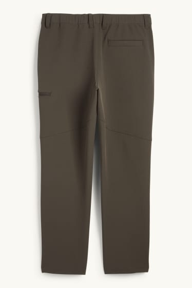 Hombre - Pantalón de deporte funcional - impermeable - verde oscuro