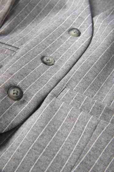 Dona - Americana - entallada - ratlla diplomàtica - gris