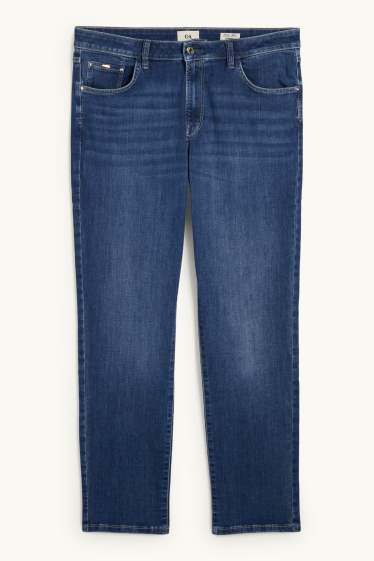 Dames - Straight jeans - mid waist - LYCRA® - jeansblauw