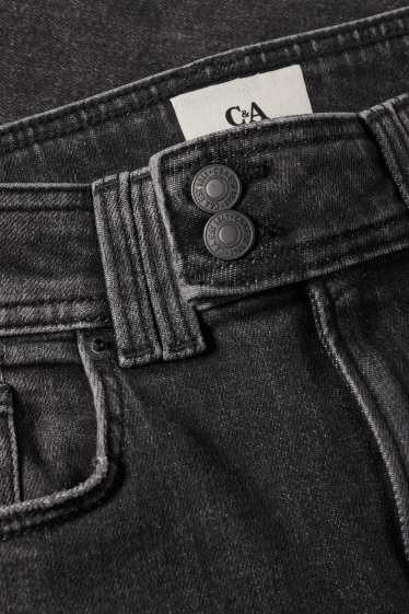 Damen - Flared Jeans - Mid Waist - jeansgrau