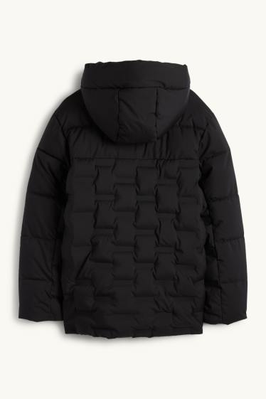 Enfants garçons - Doudoune à capuche - noir