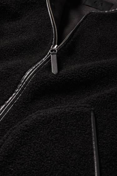 Dámské - Teddy bunda - černá