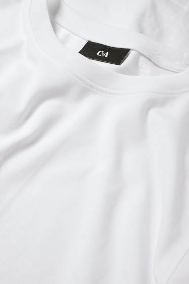 Heren - Set van 2 - longsleeve - wit