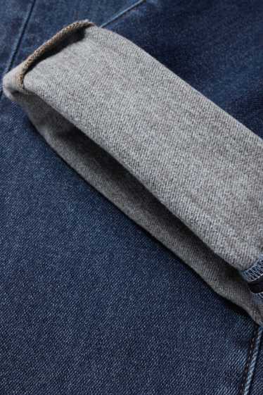 Herren - Regular Jeans mit Knopfleiste - Thermojeans - LYCRA® - jeansblau