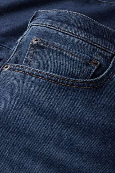 Herren - Regular Jeans mit Knopfleiste - Thermojeans - LYCRA® - jeansblau