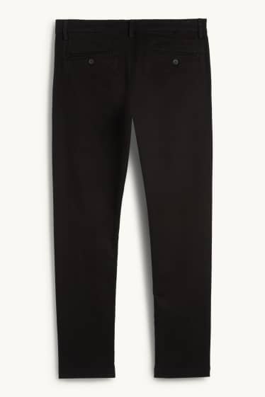 Pánské - Kalhoty chino - slim fit - černá