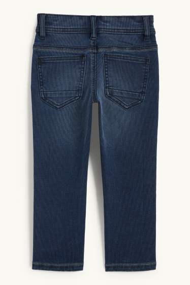Enfants garçons - Slim jean - finition texturée - bleu foncé