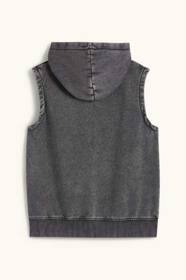 Copii - Băieți - Fender - top cu glugă - gri închis