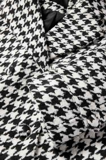 Femmes - Veste - à carreaux - noir / blanc