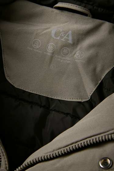 Home - Jaqueta softshell - enconxat - resistent a l’aigua - 4 Way Stretch - gris