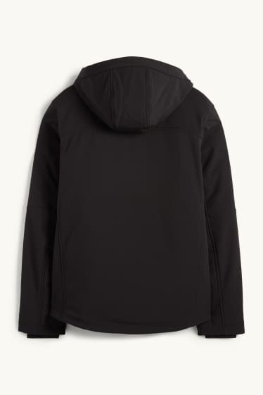Home - Jaqueta softshell - enconxat - resistent a l’aigua - 4 Way Stretch - negre