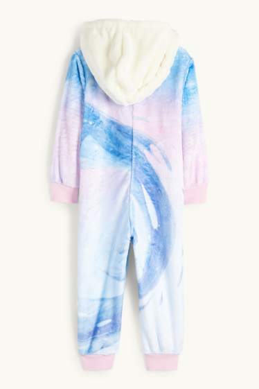 Children Girls - Frozen - onesie - light violet