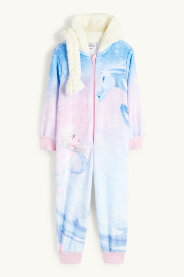 Children Girls - Frozen - onesie - light violet