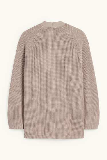 Dona - Jaqueta de punt - acanalada - talp