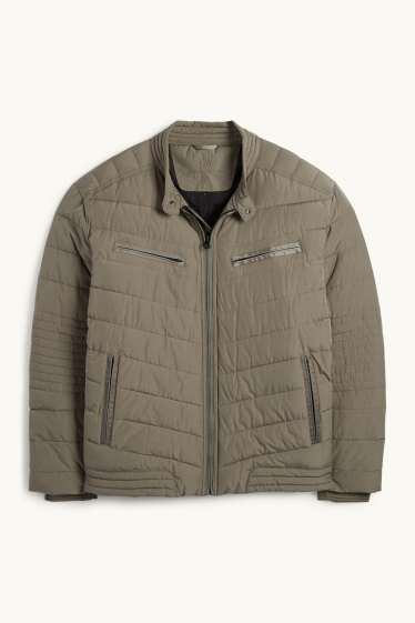 Herren - Steppjacke - khaki