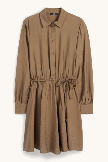 Dona - Vestit camiser - marró clar