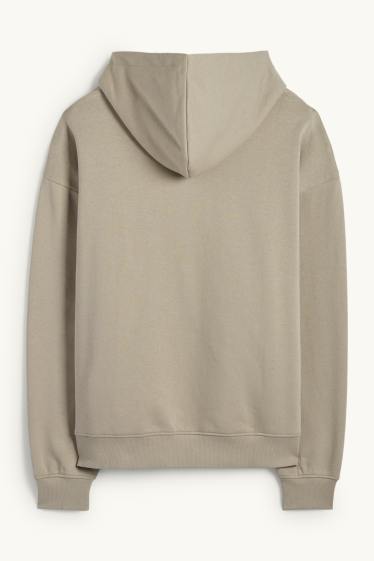 Hommes - Sweat à capuche - vert clair