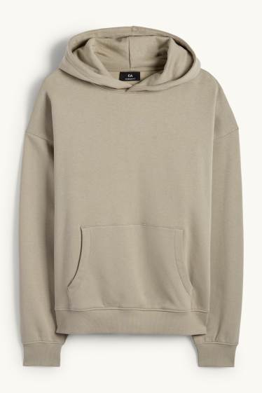 Hommes - Sweat à capuche - vert clair