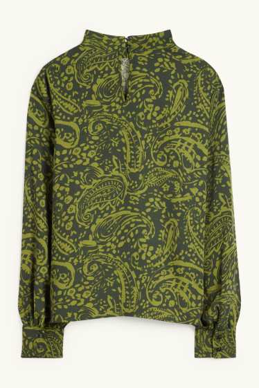 Dona - Brusa - estampada - verd