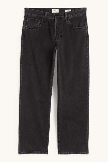 Men - Relaxed jeans - denim-dark gray