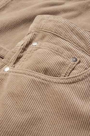 Herren - Cordhose - Relaxed Fit - taupe