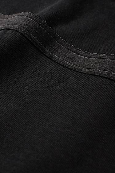 Dames - Set van 2 - slip - zwart