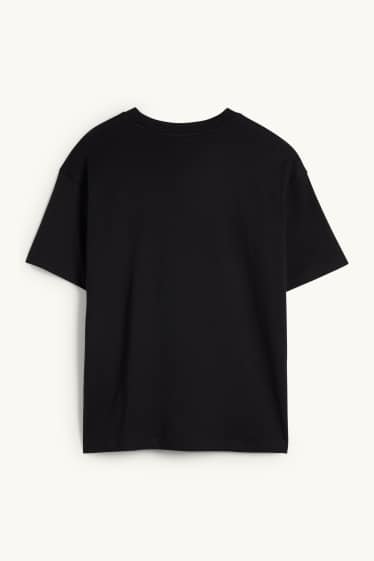 Femmes - T-shirt - Oversize - noir