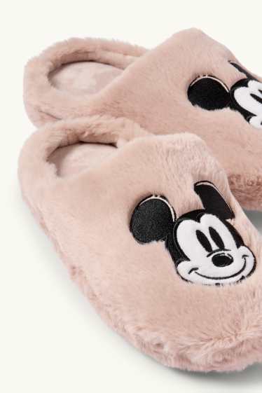 Donna - Pantofole - Topolino - rosa