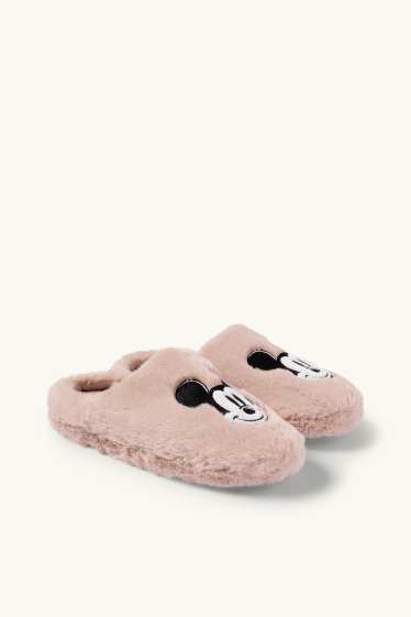 Donna - Pantofole - Topolino - rosa