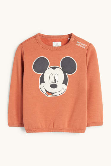 Bébés garçons - Mickey Mouse - tenue pour bébé - 2 pièces - marron / beige