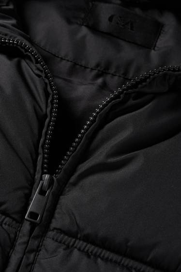 Women - Quilted gilet - black