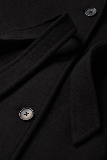 Dames - Mantel - zwart