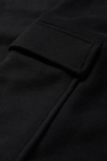 Men - Cargo joggers - black